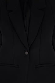 Bonded Crepe Hourglass Coat