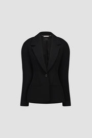 Bonded Crepe Hourglass Blazer
