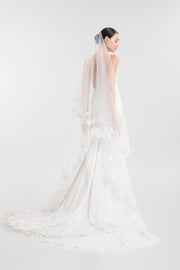 Bardot Floral Sheath Veil