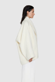 Mohair Cocoon Coat