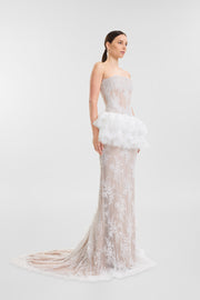 Emerald Frill Mini
