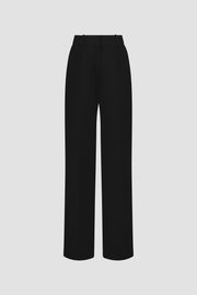 Pleated Crepe Trouser